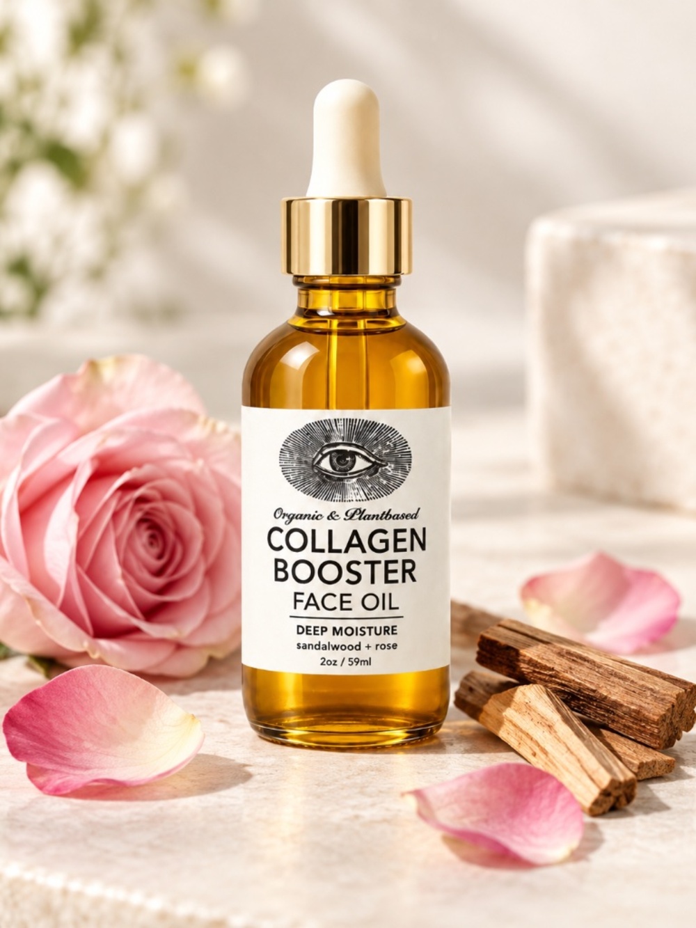 Anima Mundi Collagen Booster Face Oil Deep Moisture 2 oz